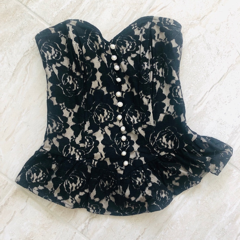 Lace Corset Top